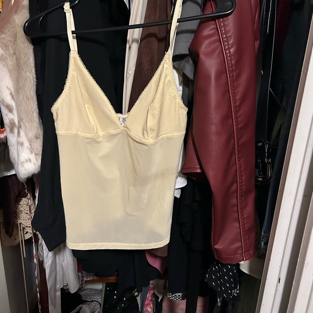 Elegant Cream Camisole Top